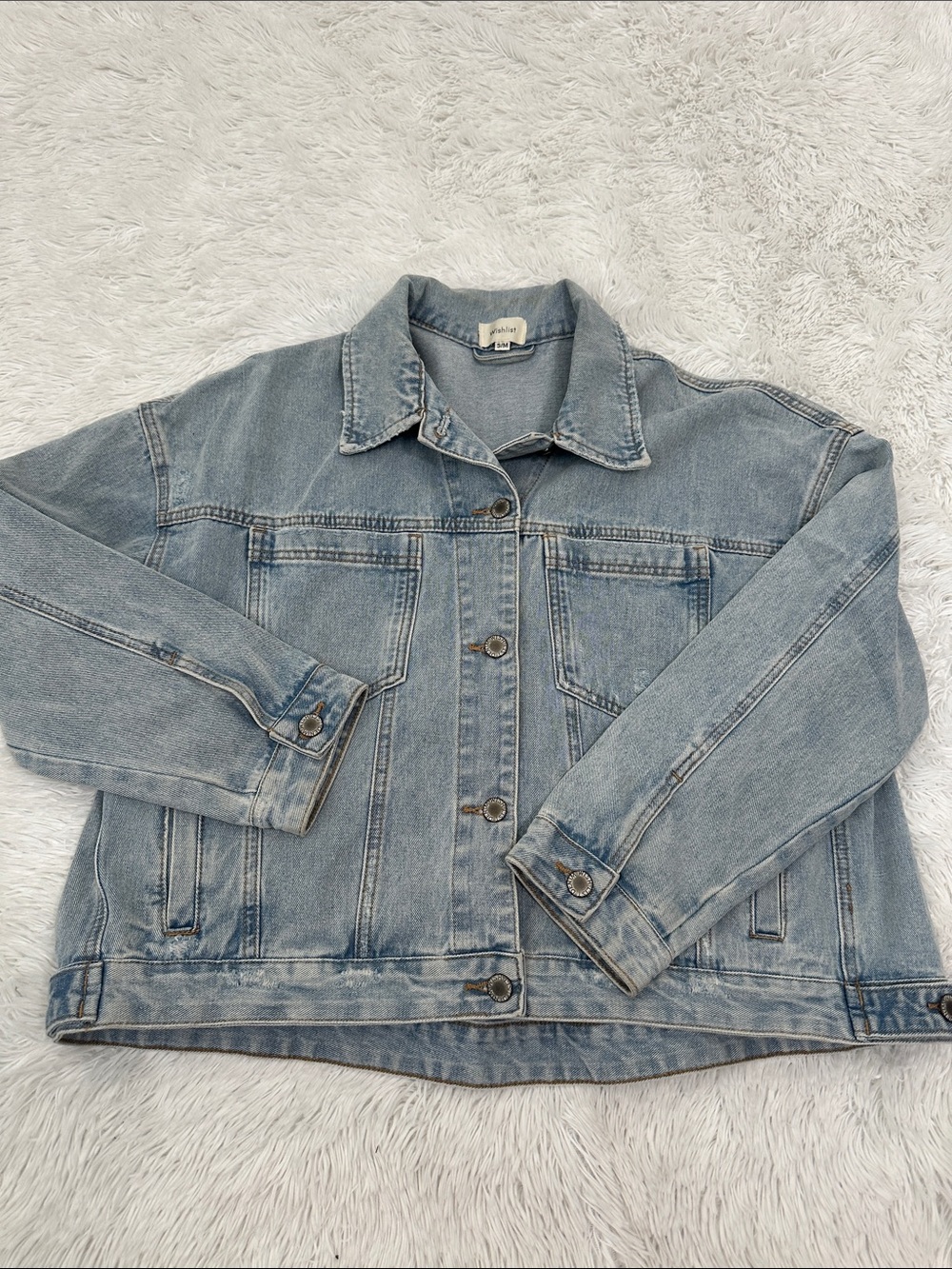 🦋 Wishlist Oversized Denim Jacket